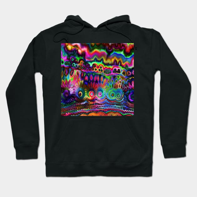 Chromatic Rainbow Warp Hoodie by KirstenStar 